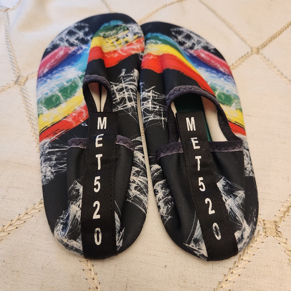 MET520 Rainbow Aqua Water‎ Shoes Slip-On Quick Dry EU 38/39 US 6.5–7 - Picture 2 of 4